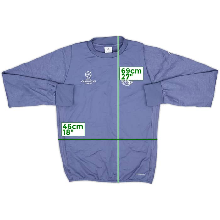 2016-17 Real Madrid adidas CL Sweat Top - 8/10 - (S)