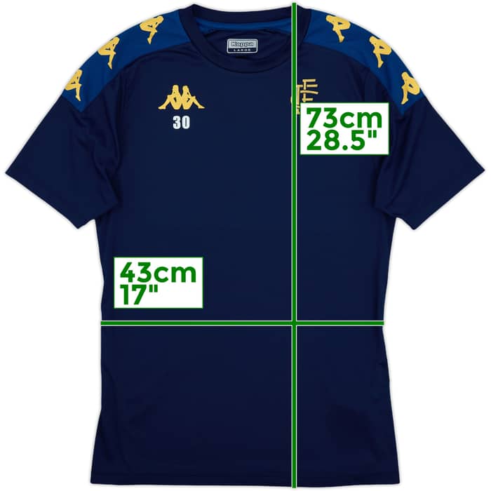 2020-21 Empoli Kappa Player Issue Training Shirt #30 - 10/10 - (L)