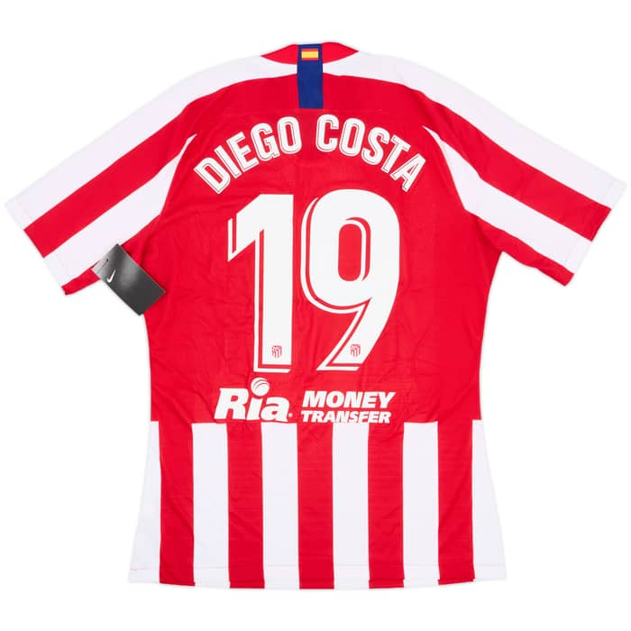 2019-20 Atletico Madrid Player Issue Domestic Home Shirt Diego Costa #19 (L)