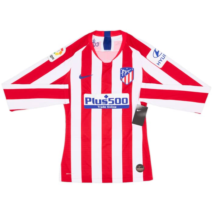 2019-20 Atletico Madrid Player Issue Domestic Home L/S Shirt Joao Felix #7 (S)