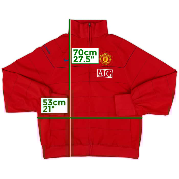 2008-09 Manchester United Nike Track Jacket - 8/10 - (S)