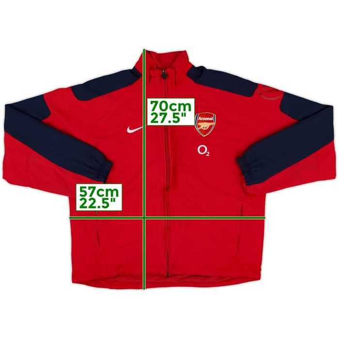 2005-06 Arsenal Nike Track Jacket - 7/10 - (M)