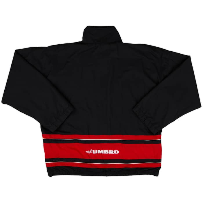 1999-00 Manchester United Umbro 1/4 Zip Drill Top - 10/10 - (S)