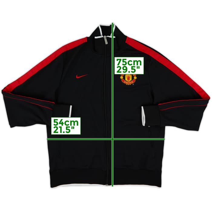 2011-12 Manchester United Nike N98 Track Jacket - 8/10 - (L)