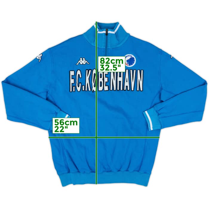 2009-10 FC Copenhagen Kappa 1/4 Zip Track Jacket - 8/10 - (XL)