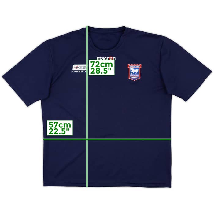 2000s Ipswich Macron 'Football League Community' Training Shirt - 8/10 - (L)
