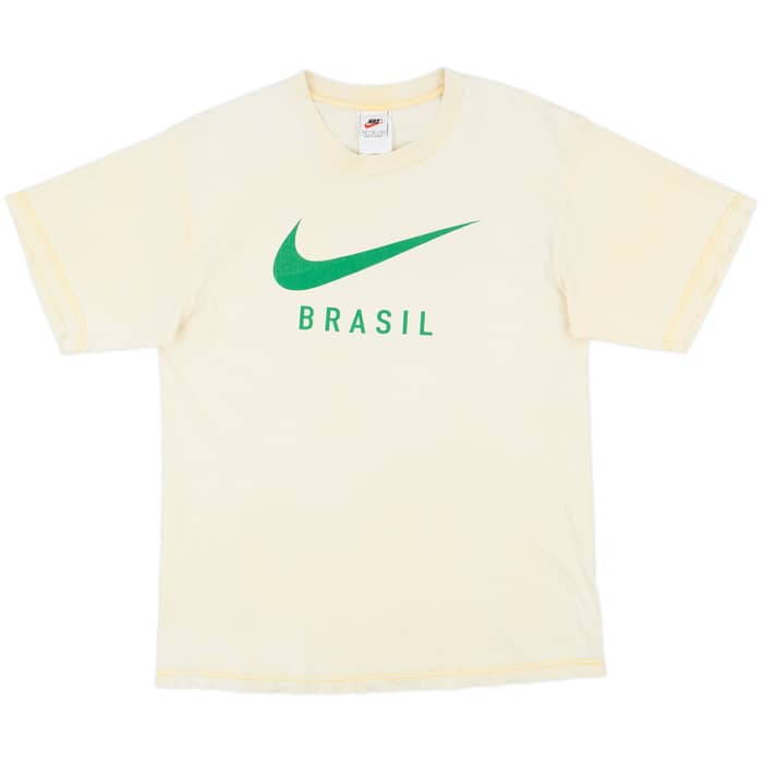 1997-98 Brazil Nike Cotton Tee - 6/10 - (M)