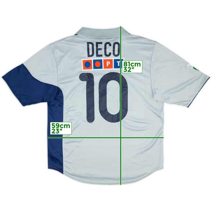 2001-02 Porto Away Shirt Deco #10 - 9/10 - (L)