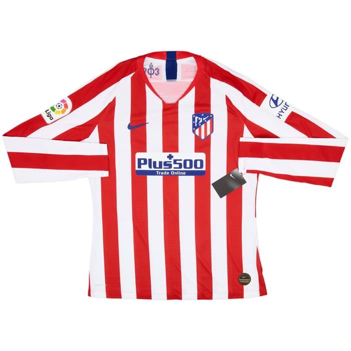 2019-20 Atletico Madrid Authentic Home L/S Shirt Joao Felix #7 (XL)