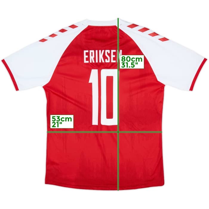 2020-21 Denmark Home Shirt Eriksen #10 (XL)