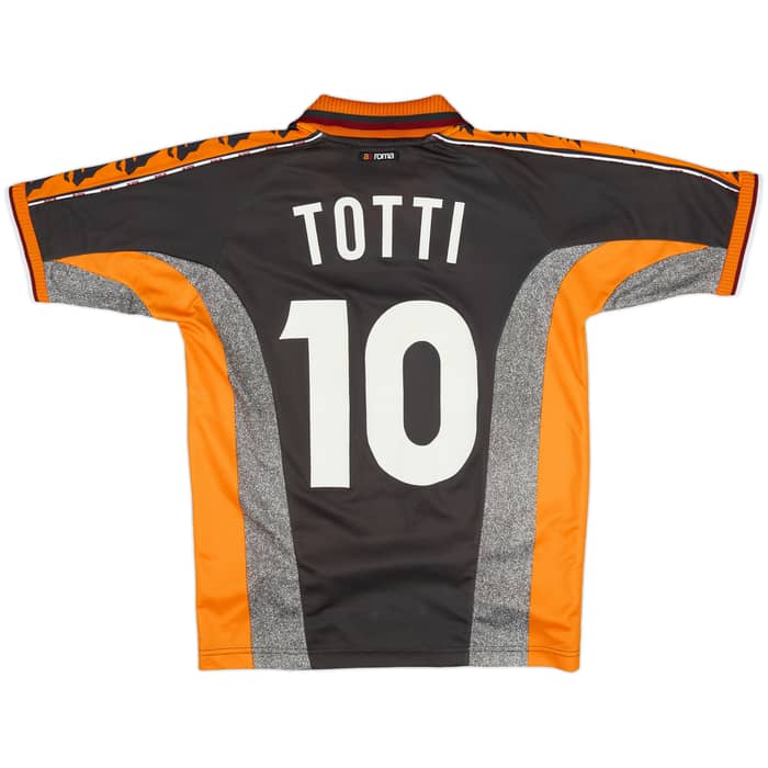 1998-99 Roma Third Shirt Totti #10 - 9/10 - (M)