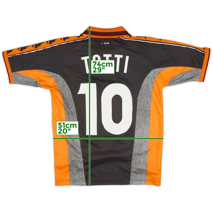 1998-99 Roma Third Shirt Totti #10 - 9/10 - (M)