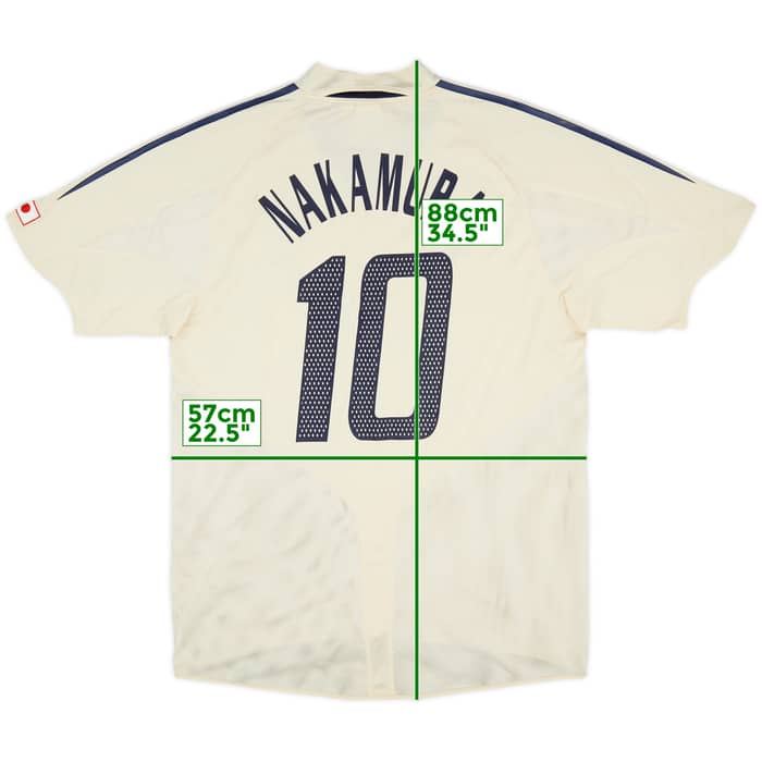 2004-06 Japan Away Shirt Nakamura #10 - 8/10 - (L)