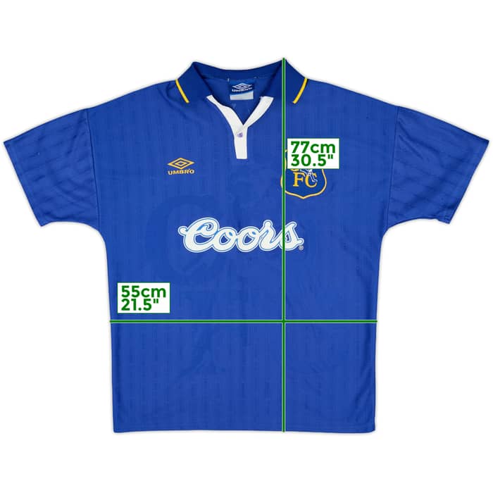 1995-97 Chelsea Home Shirt #6 - 4/10 - (L)