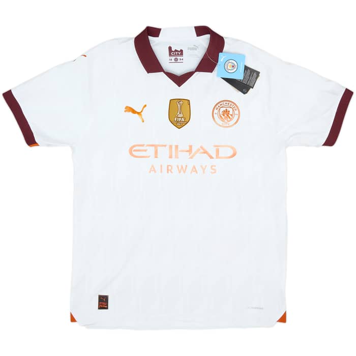 2023-24 Manchester City Authentic Away Shirt Haaland #9 (L)