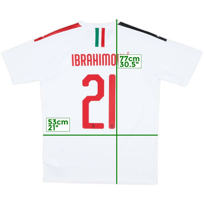 2019-20 AC Milan Away Shirt Ibrahimovic #21 (L)