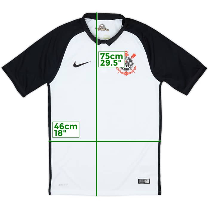 2015 Corinthians Home Shirt - 9/10 - (S)