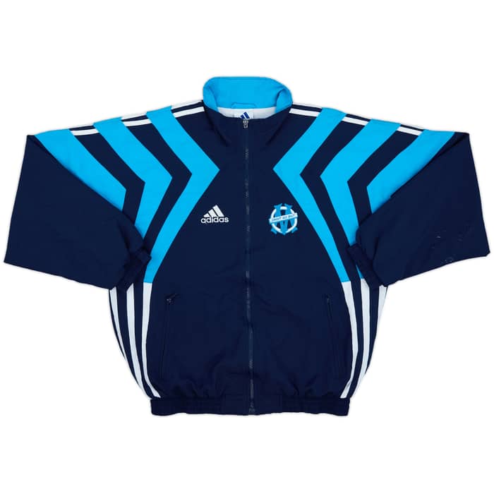 1998-99 Olympique Marseille adidas Track Jacket - 6/10 - (M)