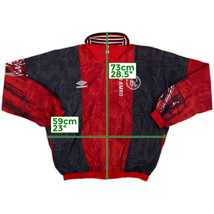 1996-97 Ajax Umbro Track Jacket - 9/10 - (M)