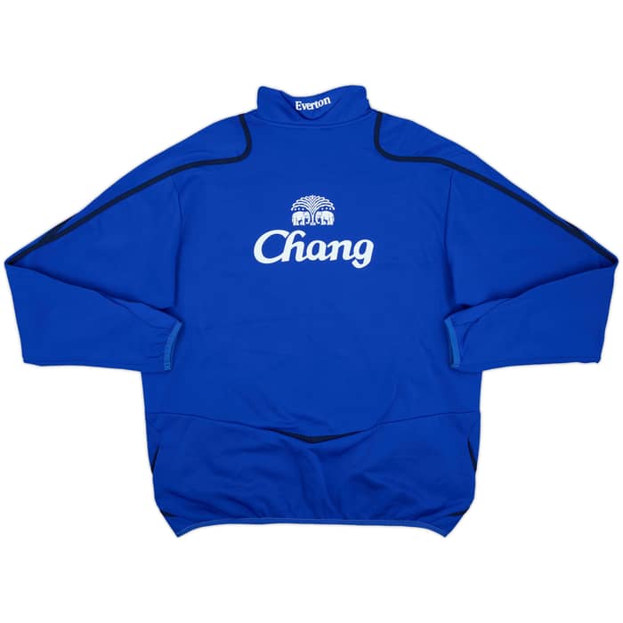 2007-08 Everton Umbro 1/4 Zip Drill Top - 9/10 - (XL)