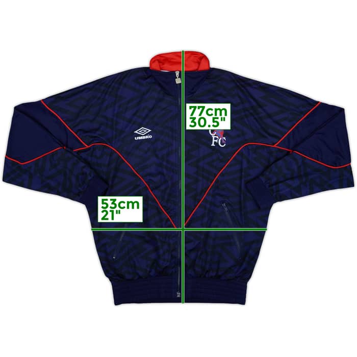 1992-93 Tottenham Umbro Track Jacket - 10/10 - (L)