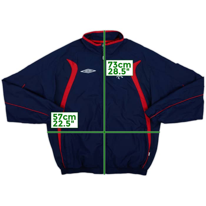 2008-09 Rangers Umbro Track Jacket - 8/10 - (L)