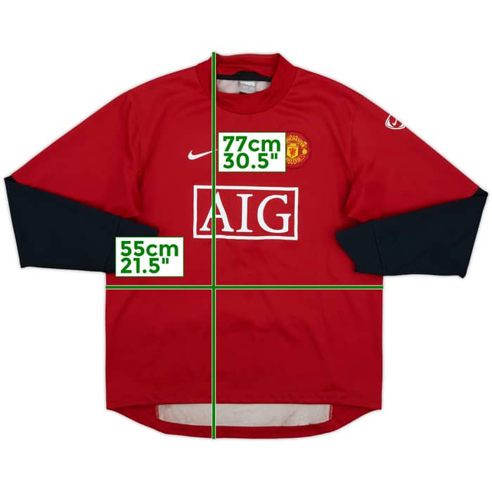 2009-10 Manchester United Nike Player Issue Drill Top #51 - 7/10 - (L)