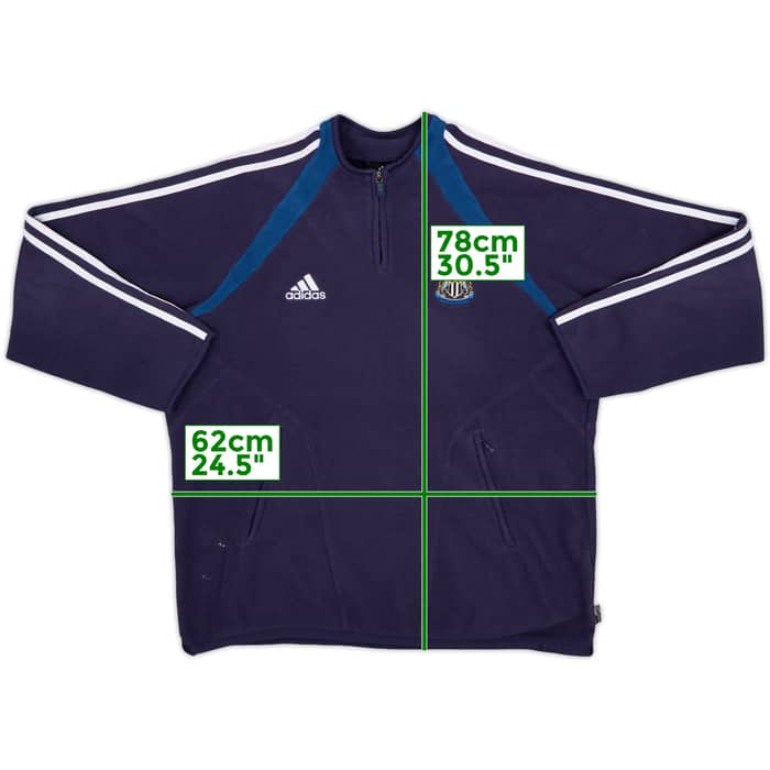 2004-05 Newcastle adidas 1/4 Zip Fleece Top - 8/10 - (XL)