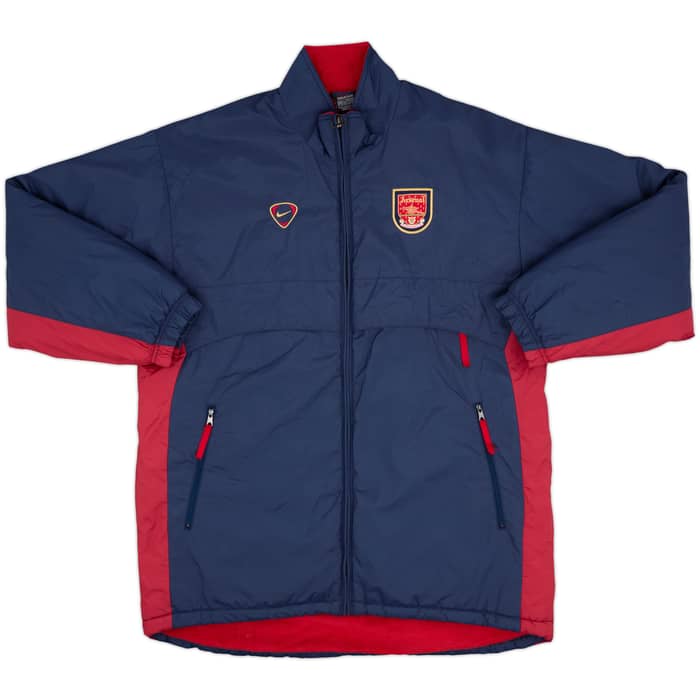 2000-01 Arsenal Nike Padded Bench Coat - 10/10 - (L)