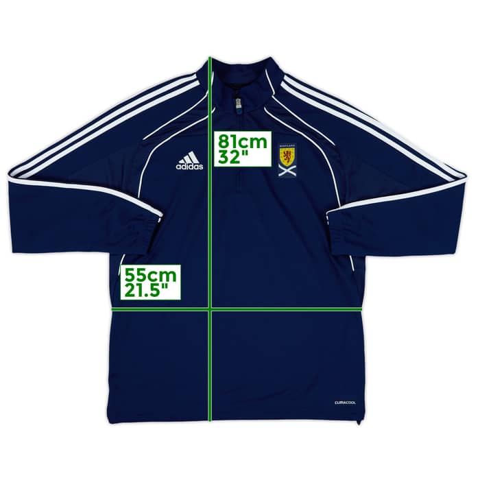 2010-11 Scotland adidas Track Jacket - 9/10 - (L/XL)