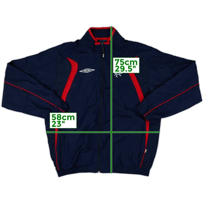 2008-09 Rangers Umbro Track Jacket - 8/10 - (L)
