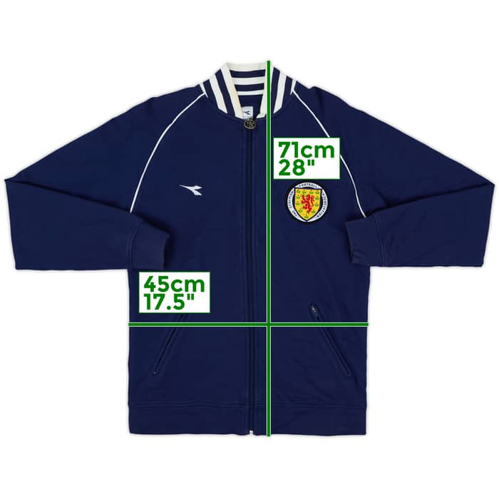 2003-05 Scotland Diadora Retro Track Jacket - 7/10 - (S)