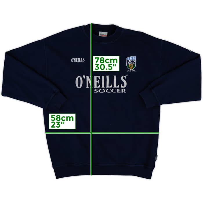 2007-08 UCD Dublin O'Neills Sweat Top - 8/10 - (XL)