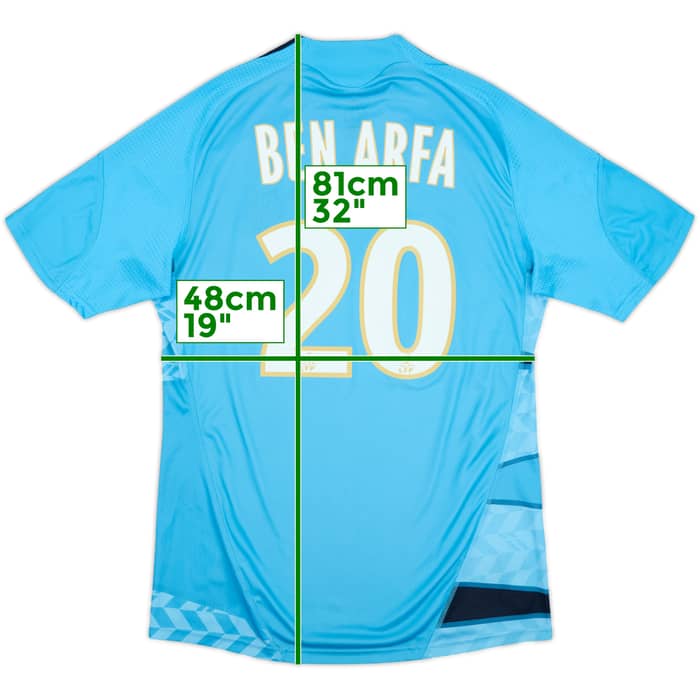 2009-10 Olympique Marseille Away Shirt Ben Arfa #20 - 8/10 - (M)