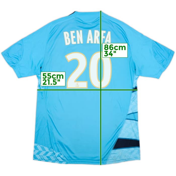 2009-10 Olympique Marseille Away Shirt Ben Arfa #20 - 8/10 - (XL)