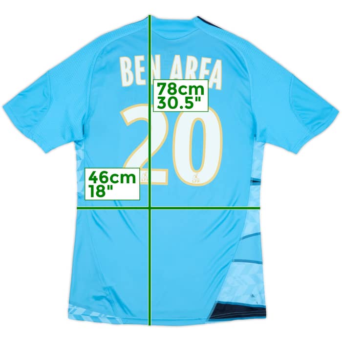 2009-10 Olympique Marseille Away Shirt Ben Arfa #20 - 8/10 - (S)