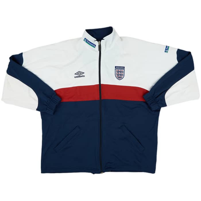 1999-00 England Umbro Track Jacket - 8/10 - (M)