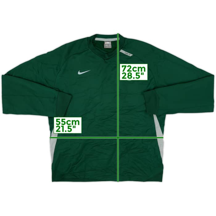 2007-08 Celtic Nike Sweat Top - 8/10 - (L)