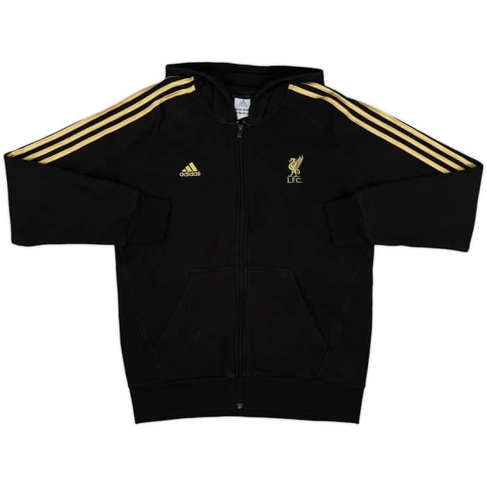 2011-12 Liverpool adidas Hooded Sweat Top - 8/10 - (M)