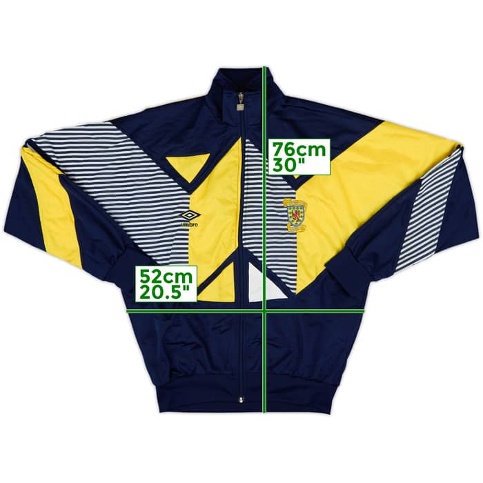 1990-92 Scotland Umbro Track Jacket - 9/10 - (S)