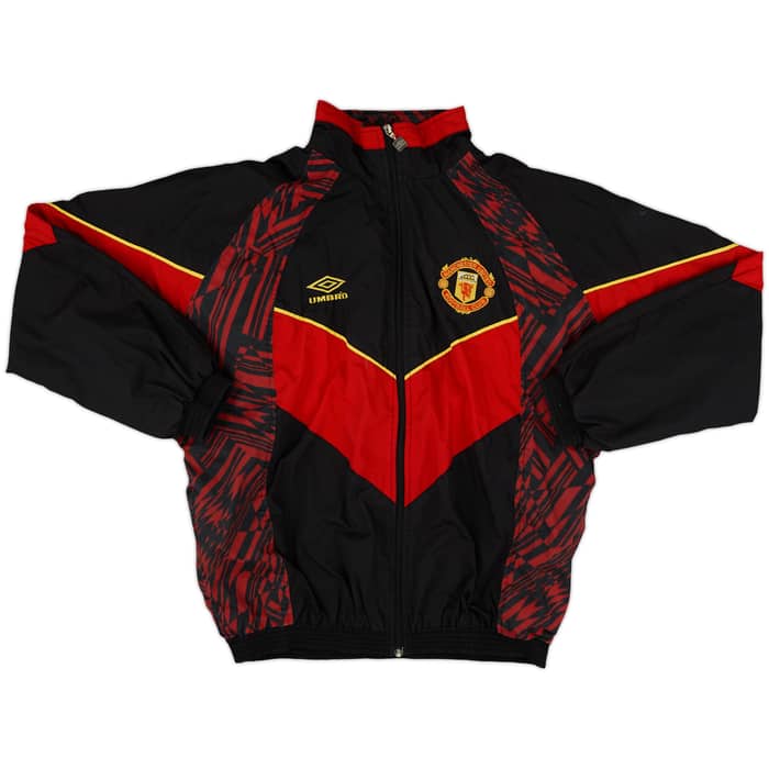 1992-93 Manchester United Umbro Track Jacket - 9/10 - (L)