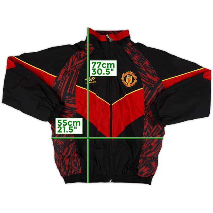 1992-93 Manchester United Umbro Track Jacket - 9/10 - (L)