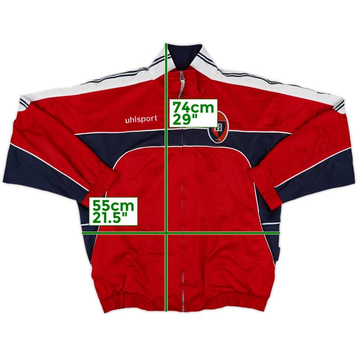2000-02 Cagliari Uhlsport Track Jacket - 9/10 - (M)