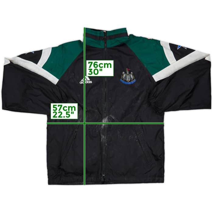 1997-99 Newcastle adidas Hooded Rain Jacket - 4/10 - (S)