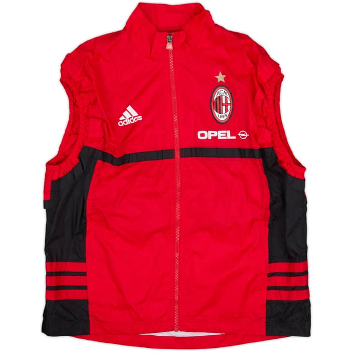 2004-05 AC Milan adidas Waterproof Gilet - 5/10 - (M)