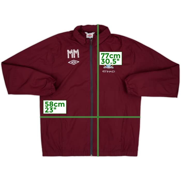 2012-13 Manchester City Umbro Staff Issue Hooded Rain Jacket MM - 6/10 - (L)
