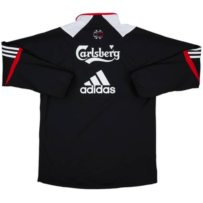 2007-08 Liverpool adidas 1/4 Zip Drill Top - 8/10 - (M)