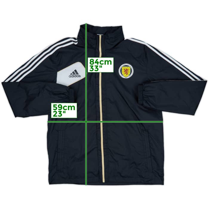 2011-12 Scotland adidas Hooded Rain Jacket - 8/10 - (L)
