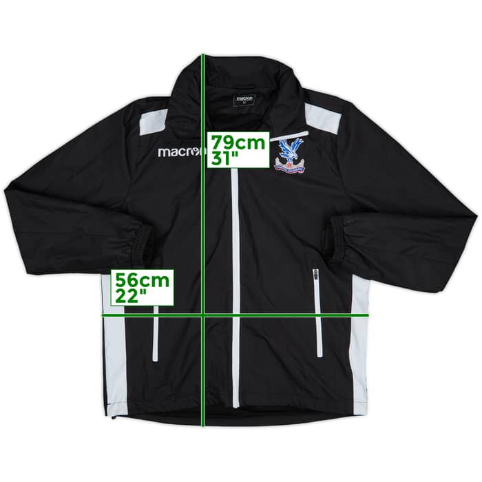 2015-16 Crystal Palace Macron Hooded Rain Jacket - 8/10 - (M)