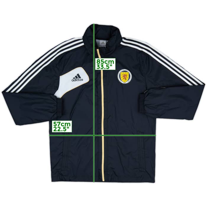 2011-12 Scotland adidas Hooded Rain Jacket - 8/10 - (M/L)